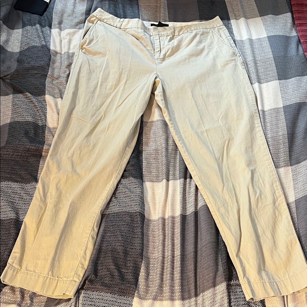 Forever 21 Cream Chinos